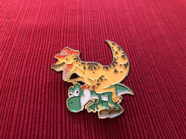 Dino Mario Odyssee Pin von SnarkFish