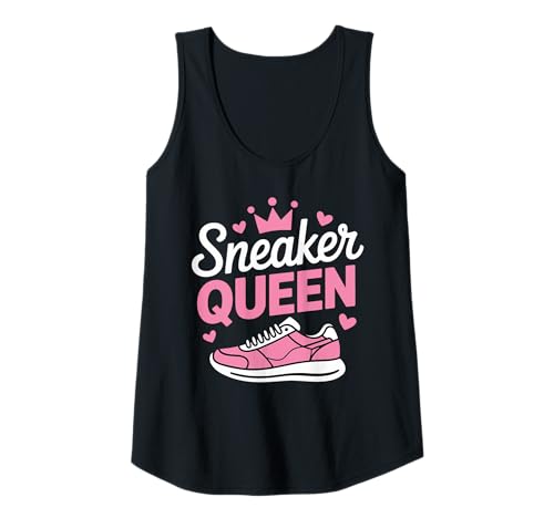 Damen Sneaker Queen Schuhliebhaberin Sammlerin Tank Top Damen Sneaker Queen Schuhliebhaberin Sammlerin Tank Top von Sneaker Königin Enthusiast Mode