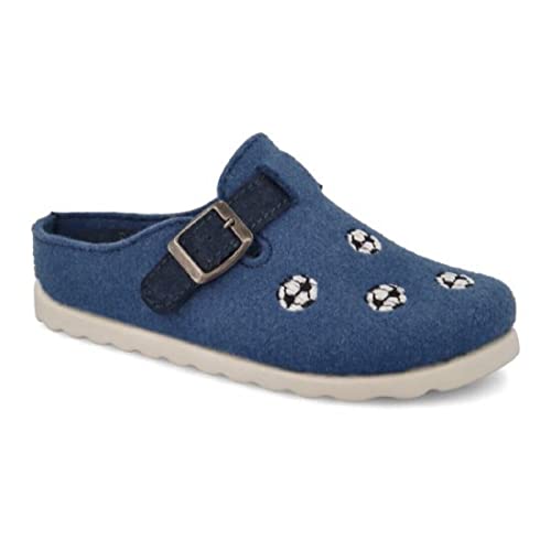 Fly Flot Flottino Jungen Hausschuhe,Pantolette,Filz,Fußbett,Avio,EU 30 von Sneaker