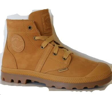 PALLADIUM, Pallabrouse WPS, Damenschuhe Schnürboots Leder Boots Amber Gold, 8742 -Größe 41,5 von Sneaker