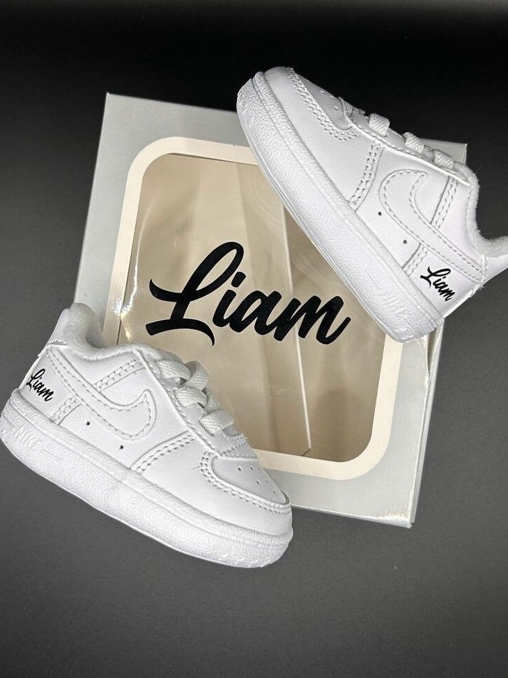 Custom Nike Baby Schuhe Personalisierte Kinderschuhe Mit Namen Als Geschenk von SneakerCourtinside
