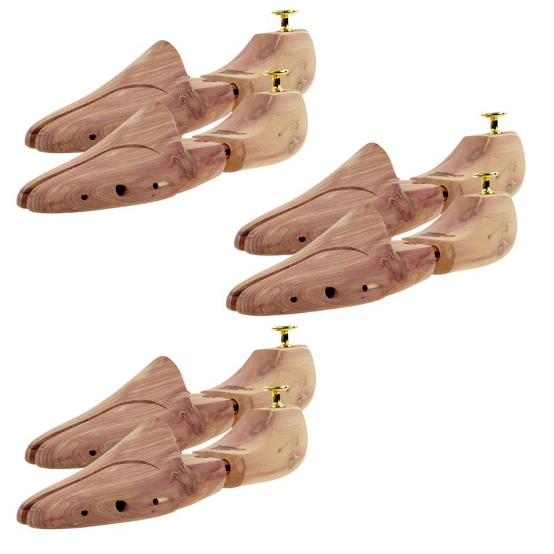 Schuhspanner aus Zedernholz Echtholz für Damen und Herren mit Doppelfeder Optima... von Sneakerprofi