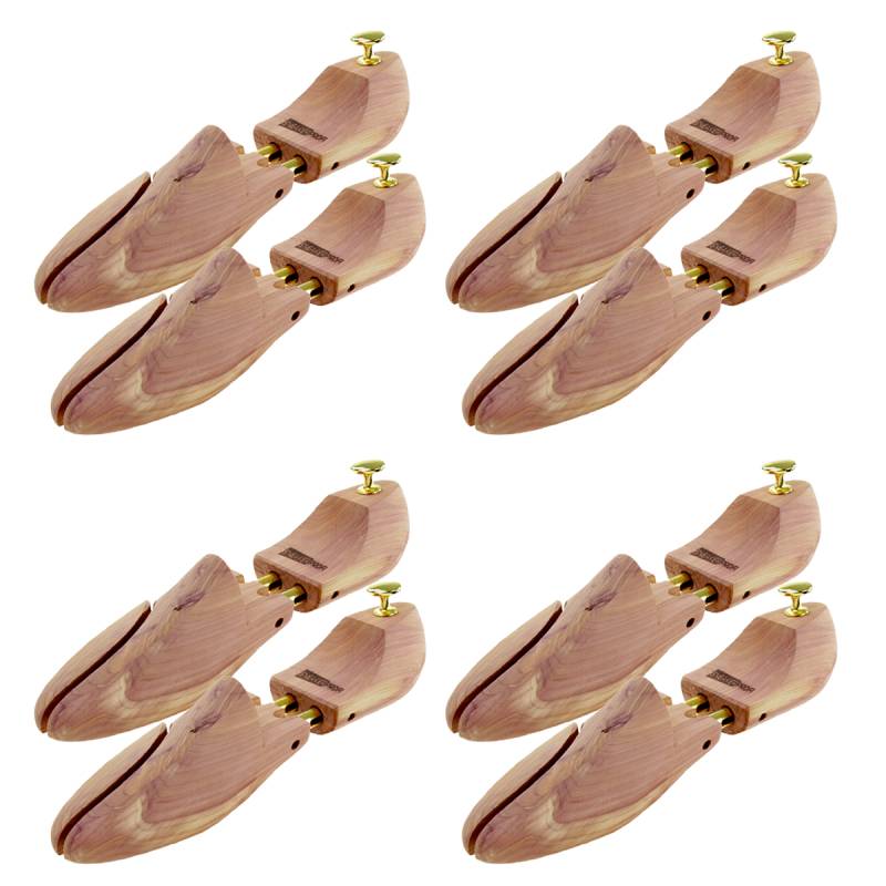 Schuhspanner aus Zedernholz Echtholz für Damen und Herren mit Doppelfeder Optima... von Sneakerprofi