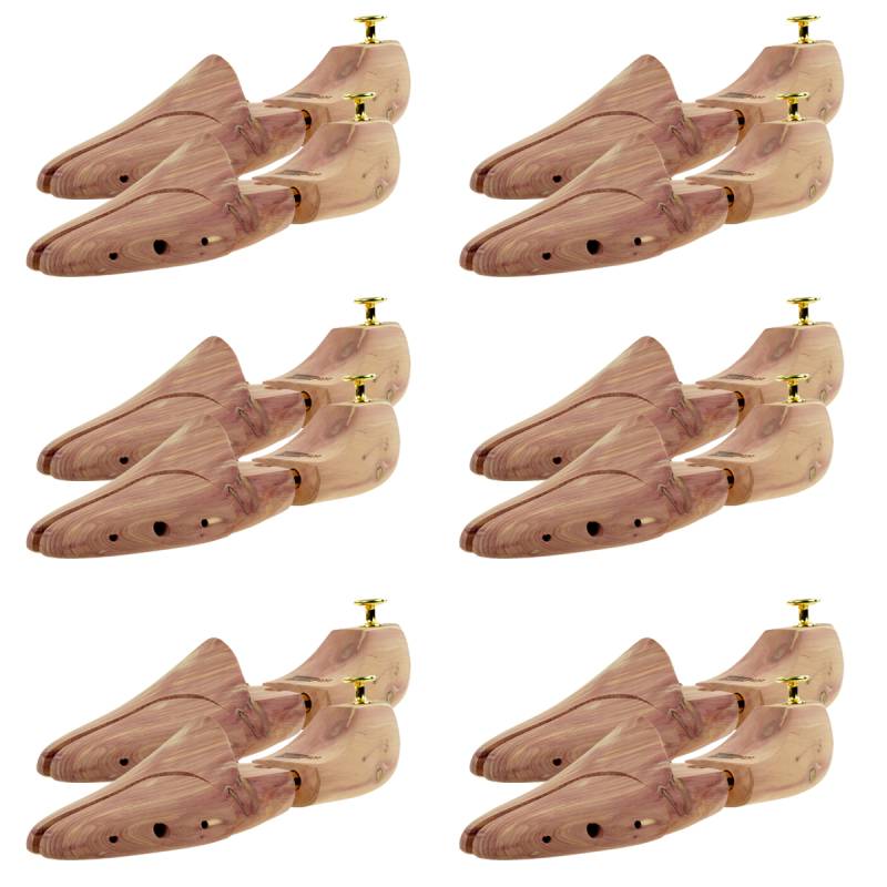 Schuhspanner aus Zedernholz Echtholz für Damen und Herren mit Doppelfeder Optima... von Sneakerprofi