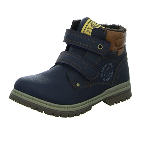 Sneakers 15KC0136A Jungen Schlupf/Klettstiefelette Warmfutter, Größe 34 von Sneakers