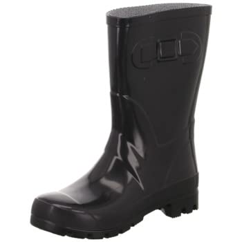 Sneakers 180P-BK Damen Regenstiefel, Größe 36 von Sneakers