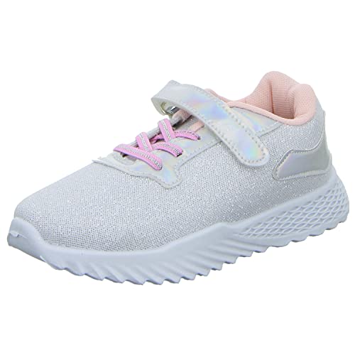 Sneakers CIV22-410365-SI Mädchen Klettverschluss/Slipper Halbschuh, Größe 32 von Sneakers