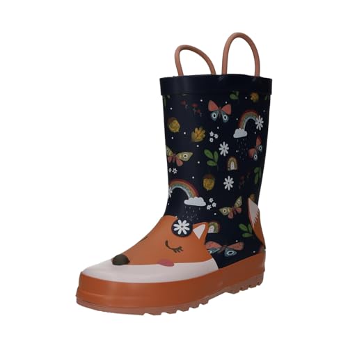 Sneakers HTE-09-BK Unisex Kinder Regenstiefel, Größe 34 von Sneakers