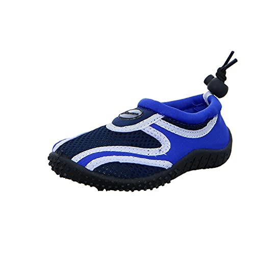 Sneakers Kinder Badeschuh DB2012023 Jungen Wasserschuh Blau Weiß Größe 35 EU von Sneakers