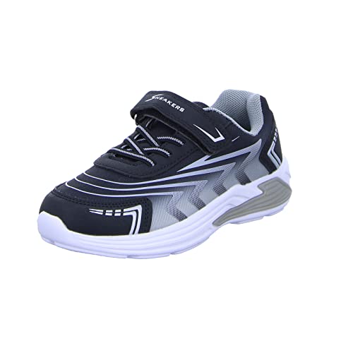 Sneakers Kinder Sneaker VY21K1680 Jungen Klettverschluss Schwarz (Blackcombi) Größe 38 EU von Sneakers