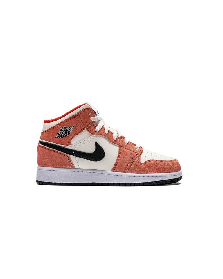 Sneakers Nike Air Jordan 1 Mid SE White Orange Suede Damen - Größe EUR 37,5 Sneaker limitierte Auflage von Sneakers