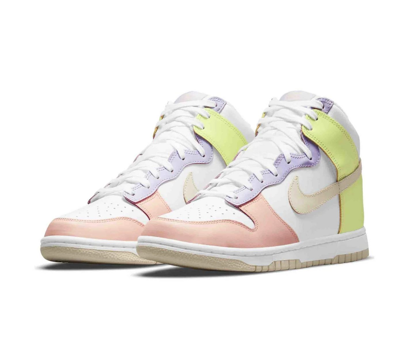 Sneakers Nike Dunk High Lemon Twist Damen High-Top Pastell - Größe EUR 38 Sneaker limitierte Auflage von Sneakers