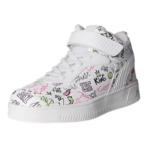 Sneakers Schlupf-/Klettstiefelette Kaltfutter K181032-WH von Sneakers