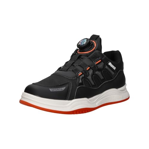 Sneakers XTJ9-1-BK Unisex Kinder Klettverschluss/Slipper Halbschuh, Größe 29 von Sneakers
