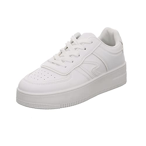 Sneakers XY2197-WHT Damen Schnürhalbschuh, Größe 36 von Sneakers