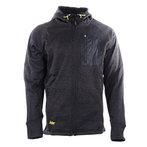 Snickers Flexible Fleece-Kapuzenpullover, Schwar von Snickers