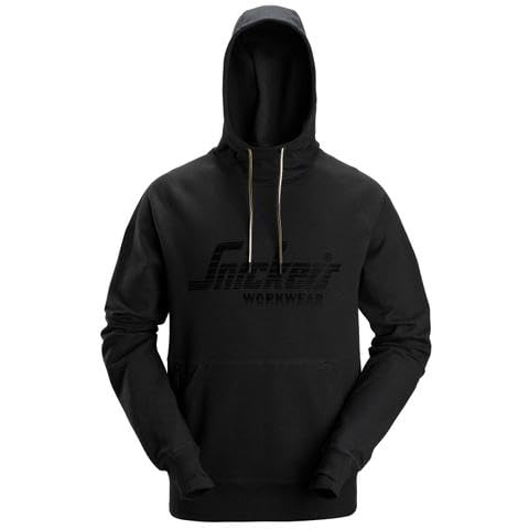 Snickers Workwear Kapuzenpullover mit Logo, weich, lässig, Arbeitskleidung 2894, Schwarz - 0400, XXX-Large von Snickers Workwear