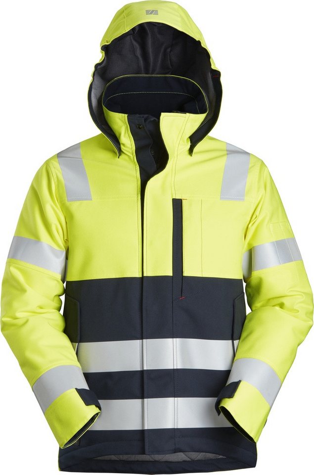 Snickers Workwear Warnschutz-Shirt ProtecWork High-Vis wärmeiso. Arbeitsjacke, Kl. 3 von Snickers Workwear