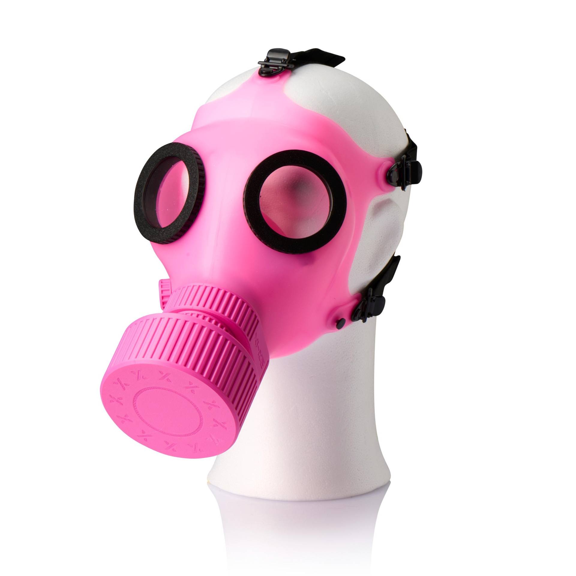 Aromatherapy Rubber Mask Monster Pink - Stylish Accessory For Your Relaxation Ritual von SniffshopDesign