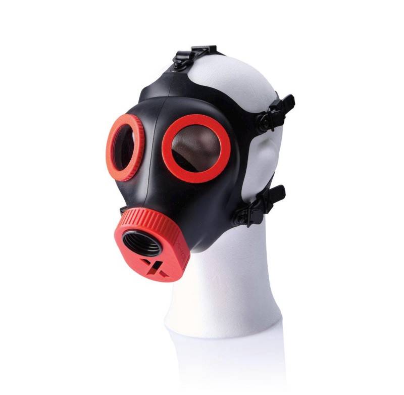 Aromatherapy Rubber Mask Monster Red - Stylish Accessory For Your Relaxation Ritual von SniffshopDesign
