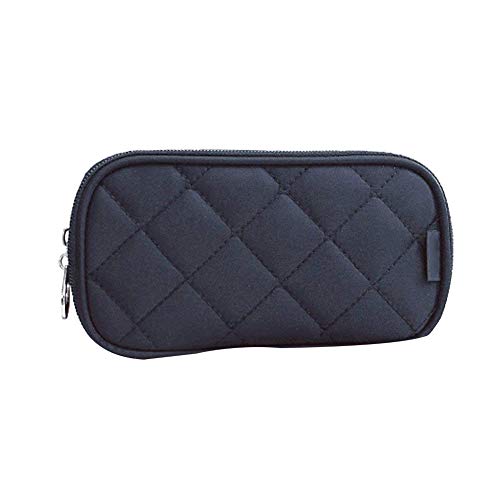 1 stück Frauen Makeup Kosmetiktasche mit Spiegel Nylonkupplung Kosmetiktasche, Make-up-Taschen, wasserdichte multifunktionale 2-Layer-Tasche für Reise bunt von Snner