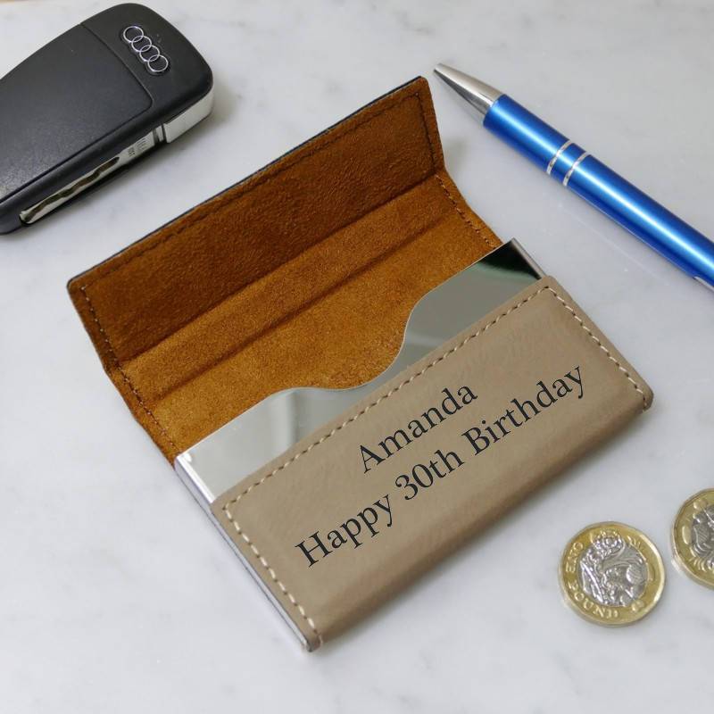 Personalisierter Visitenkartenhalter Personalisierter Visitenkartenhalter von SnobsGifts