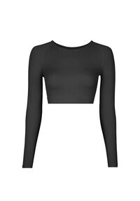 Damen Geripptes Sportshirt langarm von Snocks