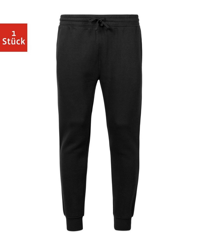 SNOCKS Jogginghose Sporthose Herren (1-tlg) mit Rippbund am Beinsaum von Snocks