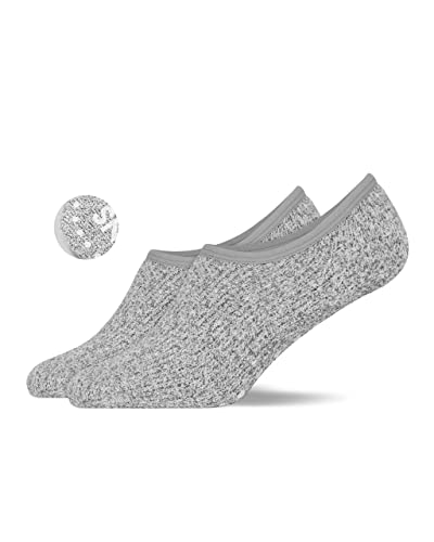 Snocks 2er Pack Stoppersocken Yoga Socken Damen 39-42 Pilates Haussocken Damen Yogasocken ABS Socken Damen Grau 39-42 Antirutschsocken Damen Rutschfeste Socken mit Noppen von Snocks