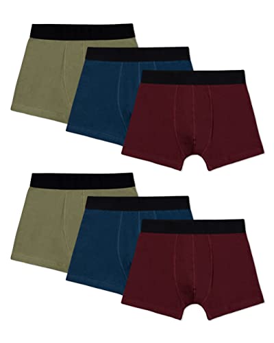 Snocks 6er Pack Boxershorts Herren aus Bio Baumwolle Unterhosen Männer (S - 4XL) (6X Mix2, L) von Snocks