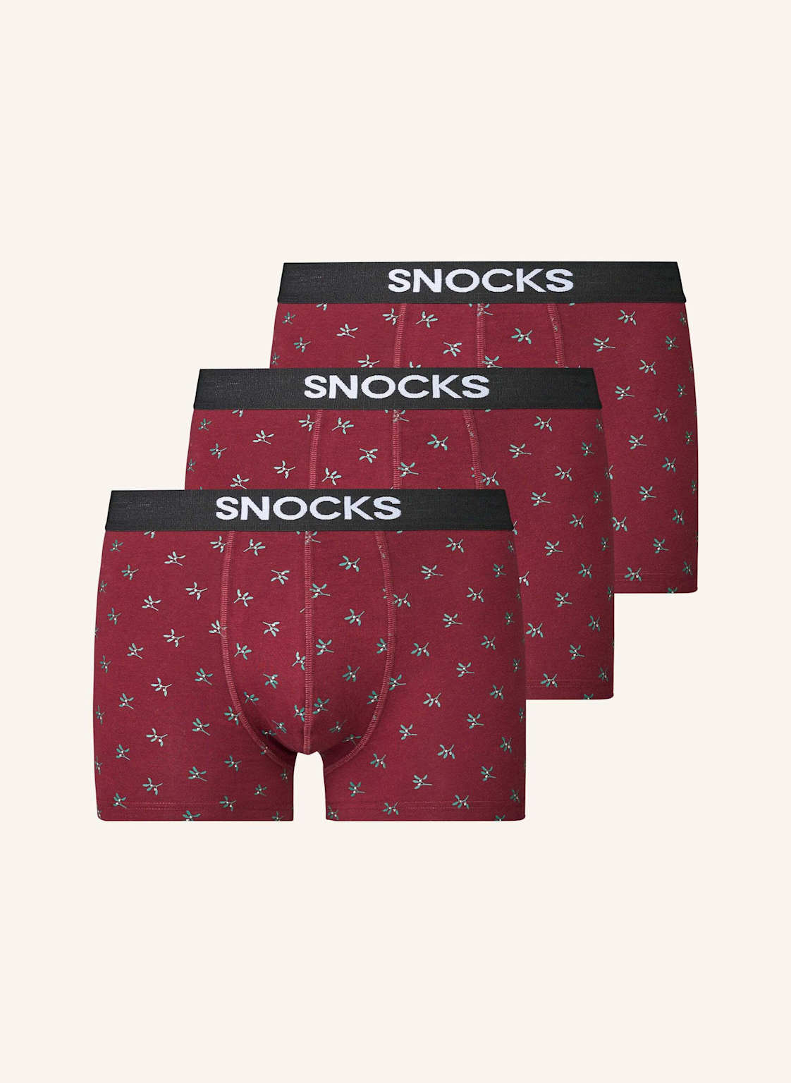 Snocks 6er-Pack Boxershorts blau von Snocks
