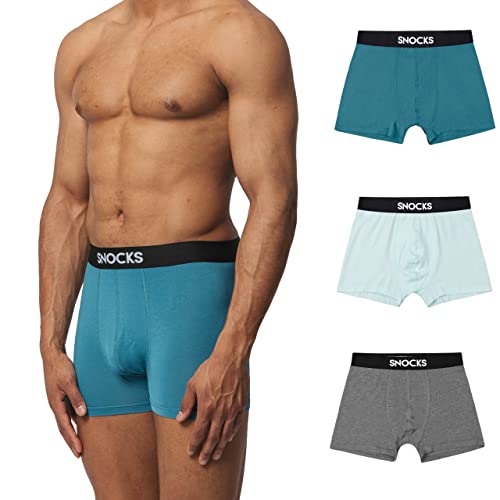 Snocks Premium Boxershorts Herren aus Lenzing Modal (3X) Extra weiches Material von Snocks