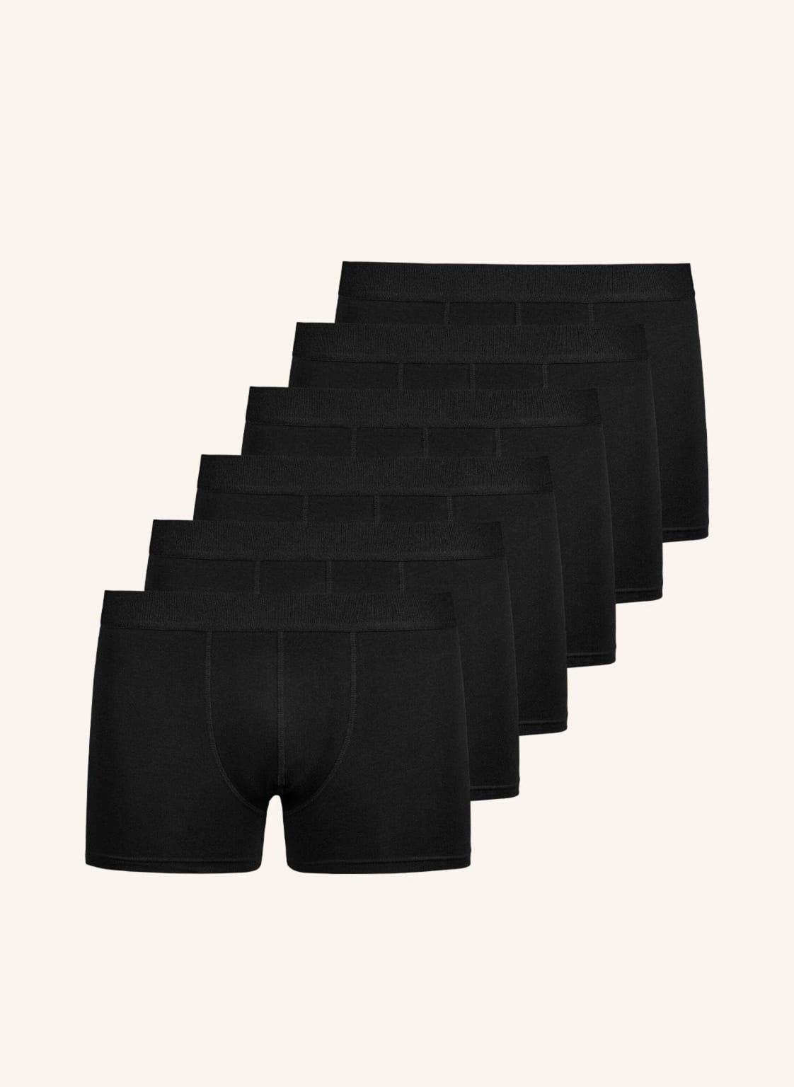 Snocks 6er-Pack Boxershorts Ohne Logo schwarz Snocks 6er-Pack Boxershorts Ohne Logo schwarz von Snocks