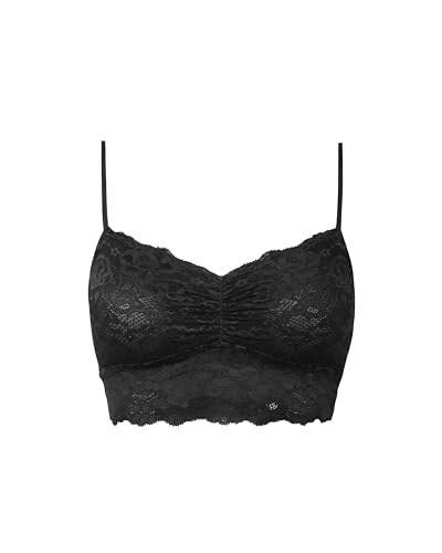 Snocks Damen Spitzen BH Lace Bra Unterwäsche Frauen (L, 1x Schwarz) von Snocks