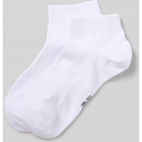 Snocks Füßlinge mit elastischem Rippenbündchen im 2er-Pack in Weiss, Größe 39-42 Snocks Füßlinge mit elastischem Rippenbündchen im 2er-Pack in Weiss, Größe 39-42 von Snocks