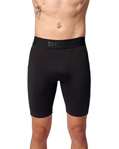 Snocks Kompressionsshirt Herren Kurzarm: gr.L - Ideales Compression Shirt und Gym Shirt für jeden Sportart - Compression Shorts Herren und Sport Unterhose Herren von Snocks