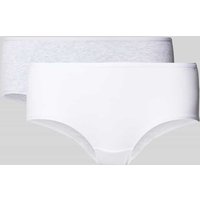 Snocks Hipster mit elastischem Bund im 2er-Pack in Hellgrau, Größe M Snocks Hipster mit elastischem Bund im 2er-Pack in Hellgrau, Größe M von Snocks