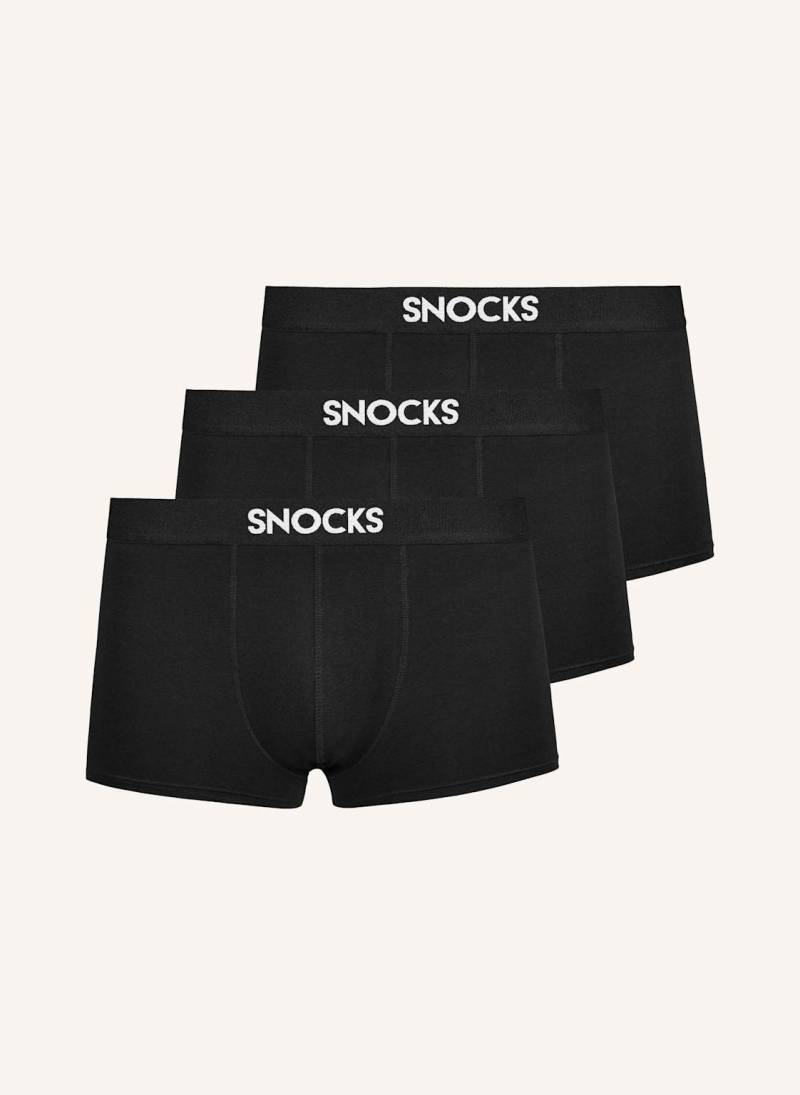 Snocks Kurze Trunks schwarz von Snocks