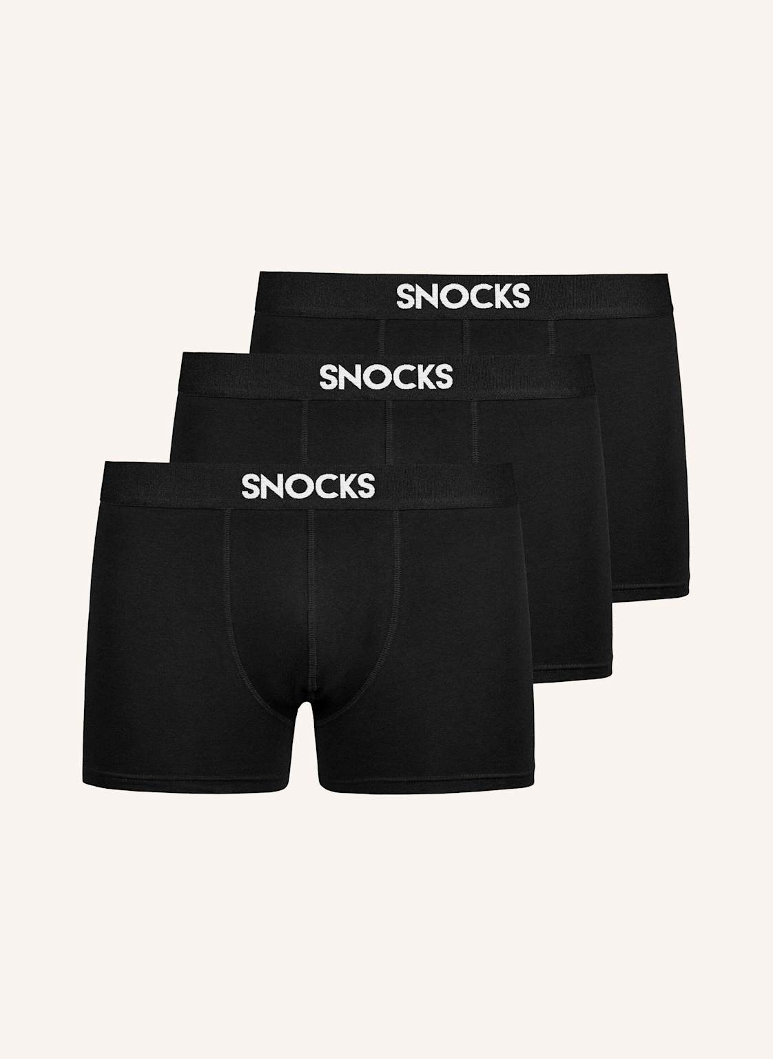 Snocks Premium Boxershorts Aus Bambus schwarz von Snocks