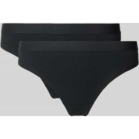 Snocks Slip mit breitem elastischem Bund im 2er-Pack in Black, Größe M von Snocks