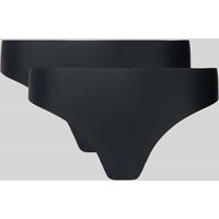 Snocks Slip mit elastischem Bund im 2er-Pack in Black, Größe XL von Snocks