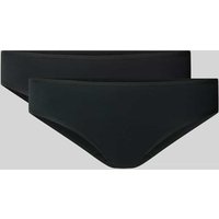 Snocks Slip mit elastischem Bund im 2er-Pack in Black, Größe XL von Snocks