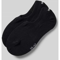 Snocks Socken mit Label-Stitching Modell 'Invisible' im 2er-Pack in Black, Größe 39-42 von Snocks