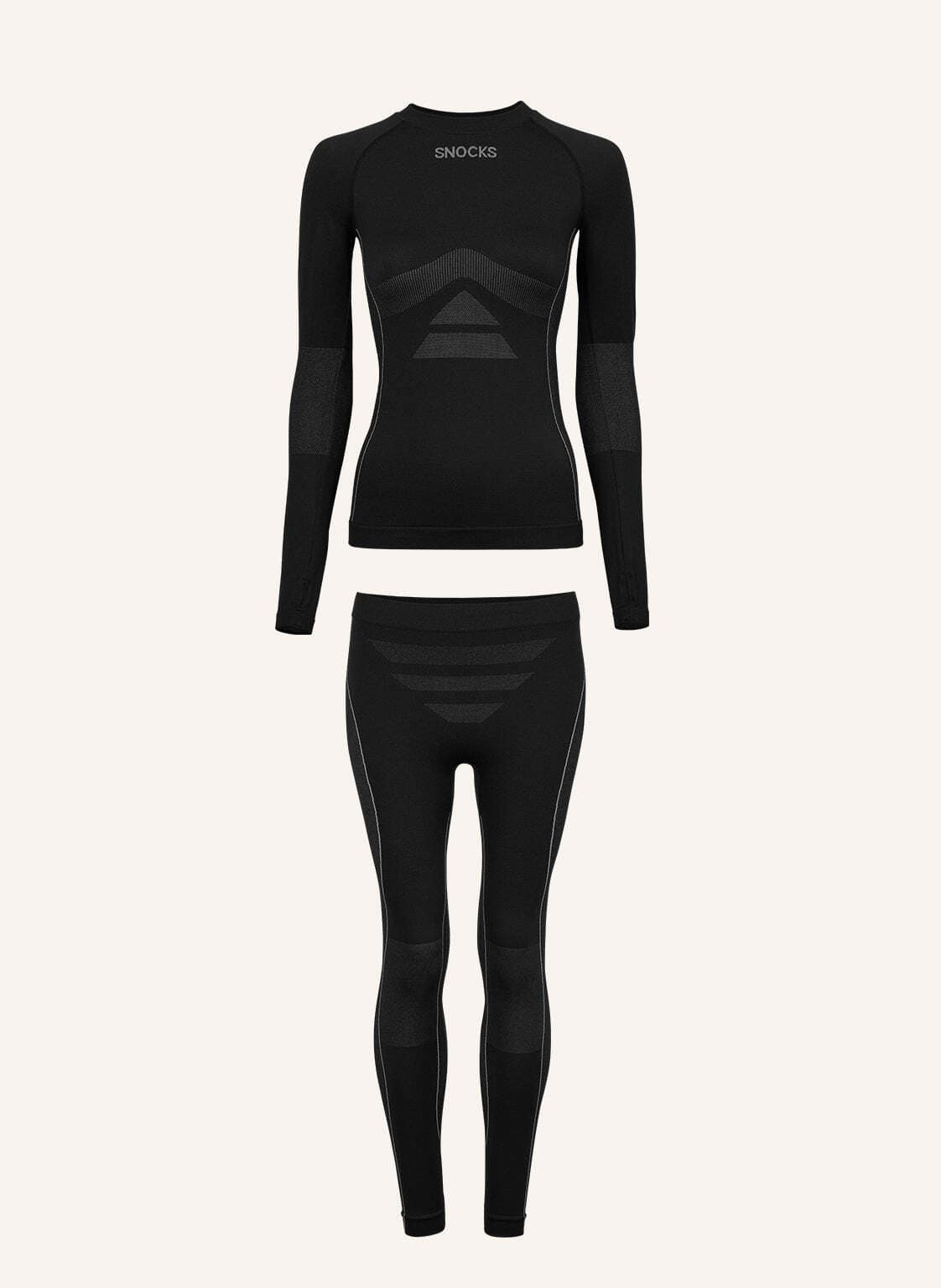 Snocks Thermounterwäsche schwarz von Snocks