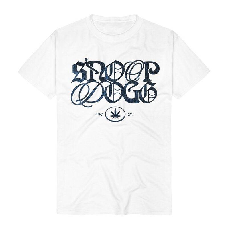 Snoop Dogg Mashup Logo T-Shirt weiß in XL von Snoop Dogg
