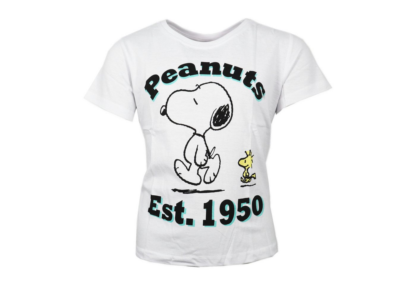 Snoopy Print-Shirt Peanuts Snoopy Jugend Mädchen T-Shirt Shirt Gr. 134-164, 100% Baumwolle von Snoopy