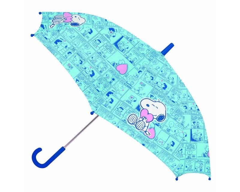 Snoopy Taschenregenschirm Regenschirm Snoopy Love Blau Ø 86 cm von Snoopy