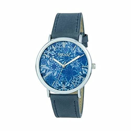 Snooz Herren Analog Quarz Uhr mit Leder Armband Saa1041-72 von SNOOZ