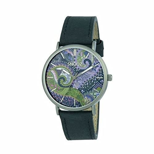 Snooz Herren Analog Quarz Uhr mit Leder Armband Saa1041-85 von SNOOZ