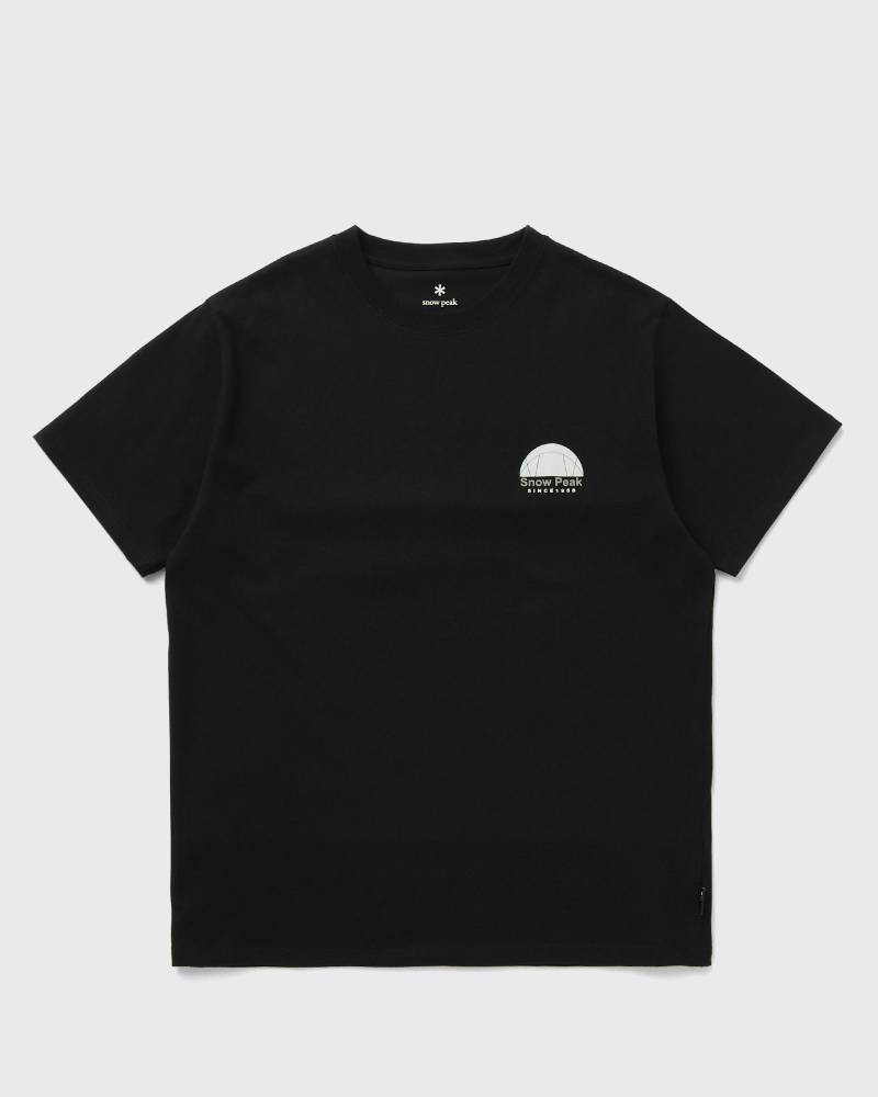 Snow Peak ALPHA BREEZE TYPOGRAPHY T-SHIRT men Shortsleeves black in Größe:M von Snow Peak